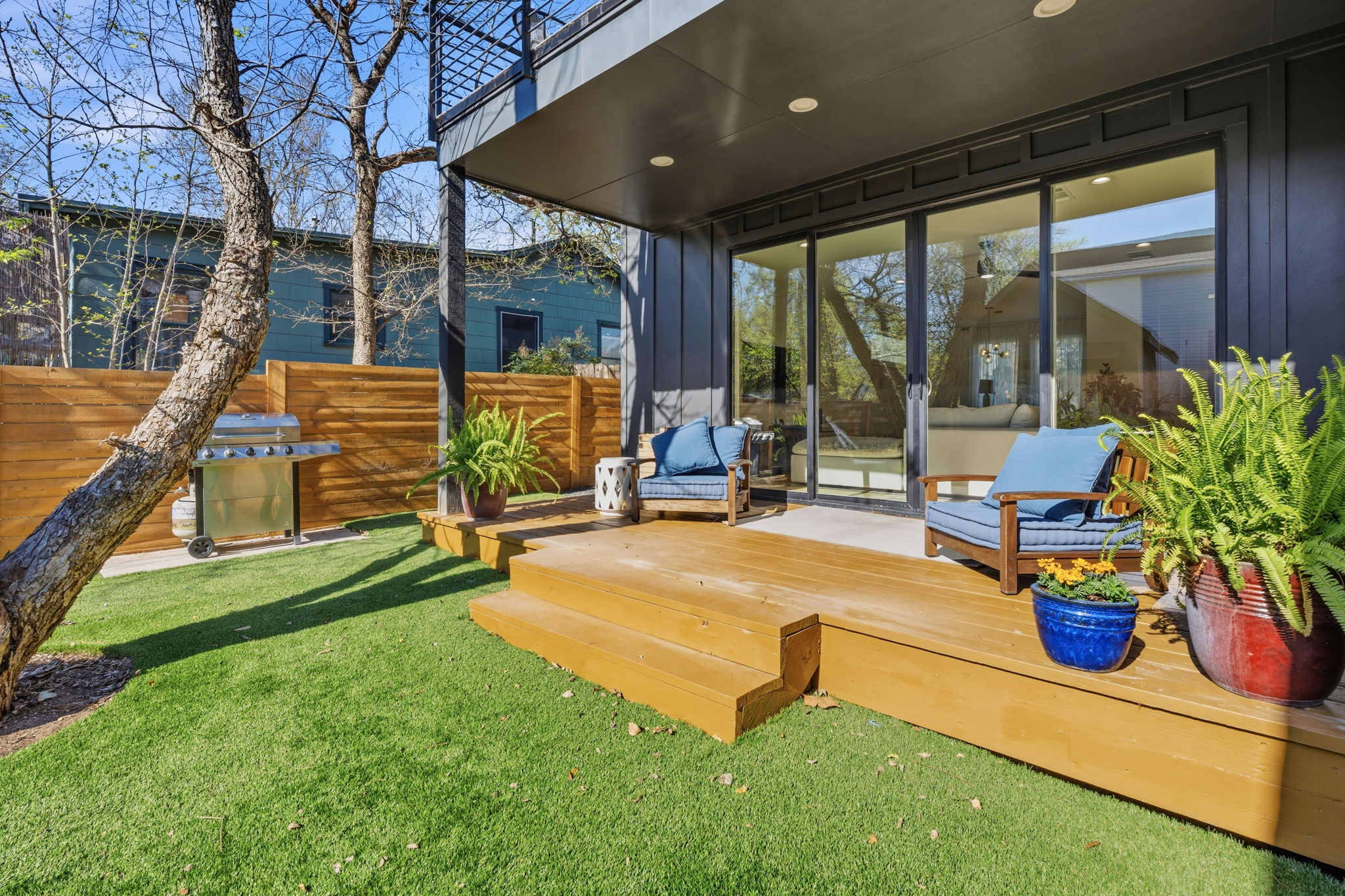 4313 Jinx Avenue, Unit 1 Austin, TX 78704 - Photo 31 of 40 View of wooden deck