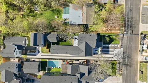 aerial view of house with outdoor space