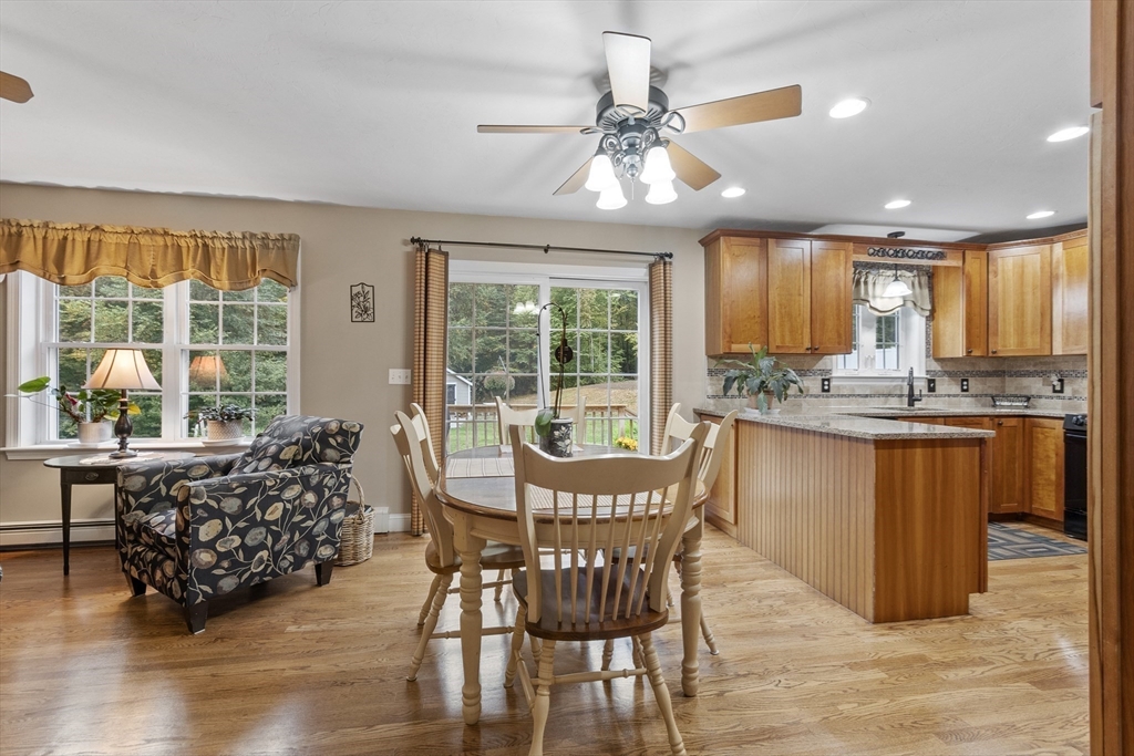 74 King Road Charlton, MA 01507 - Photo 8 of 38 a view of a dining room with furniture window and outside view
