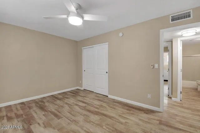 wooden floor in an empty room
