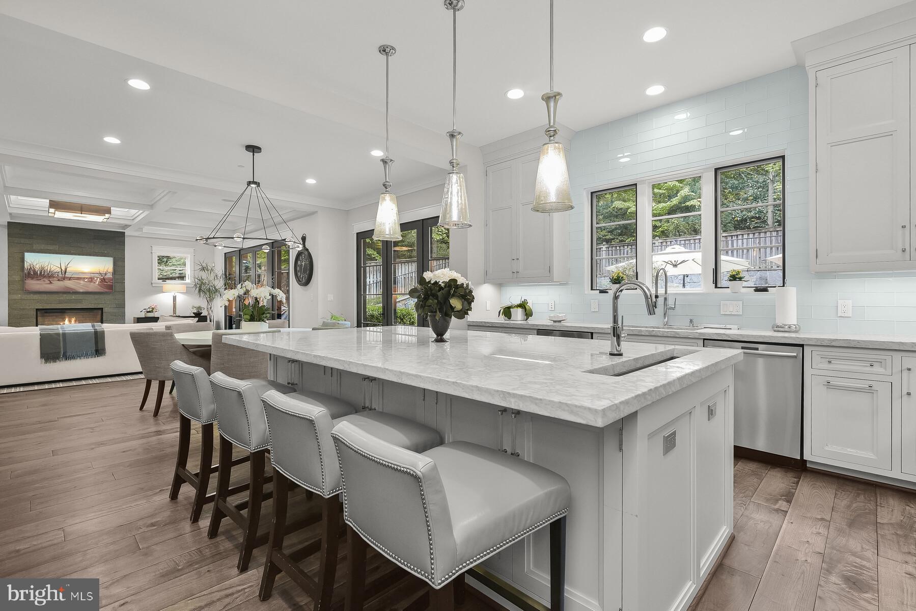 7409 Helmsdale Road Bethesda, MD 20817 - Photo 22 of 85 Massive marble island