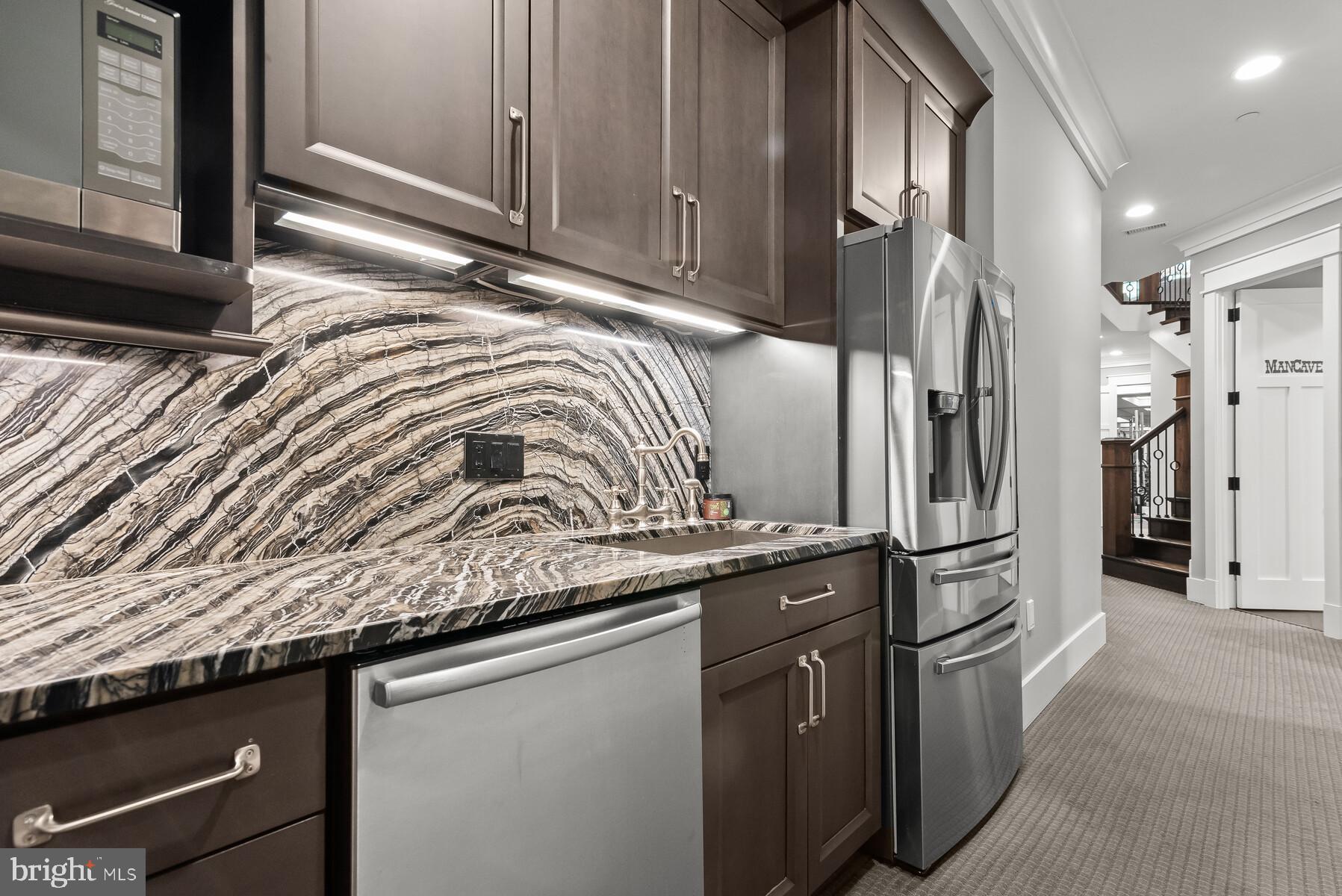 7409 Helmsdale Road Bethesda, MD 20817 - Photo 77 of 85 Lower level Kitchen