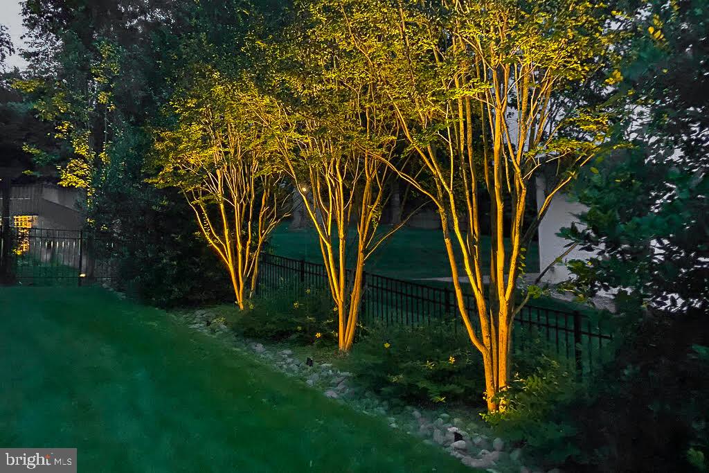 7409 Helmsdale Road Bethesda, MD 20817 - Photo 81 of 85 Side yard at night
