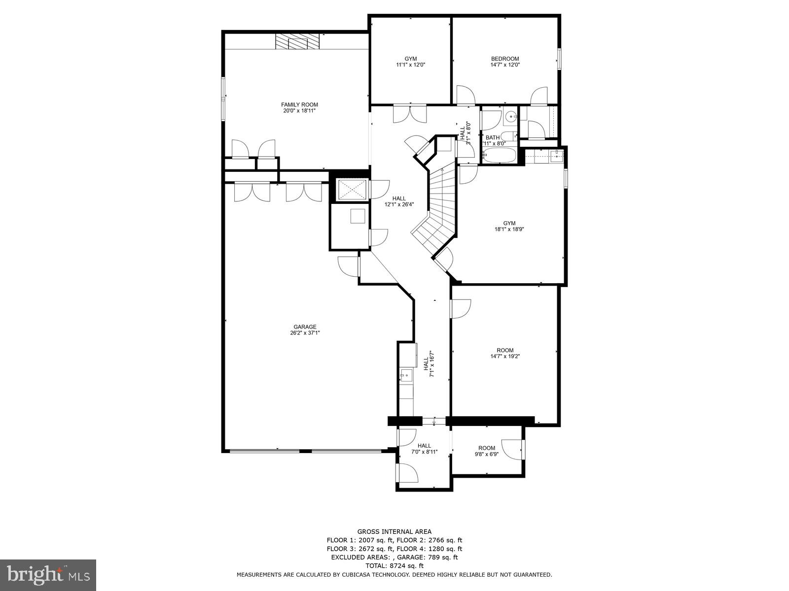 7409 Helmsdale Road Bethesda, MD 20817 - Photo 82 of 85 Lower level floor plan