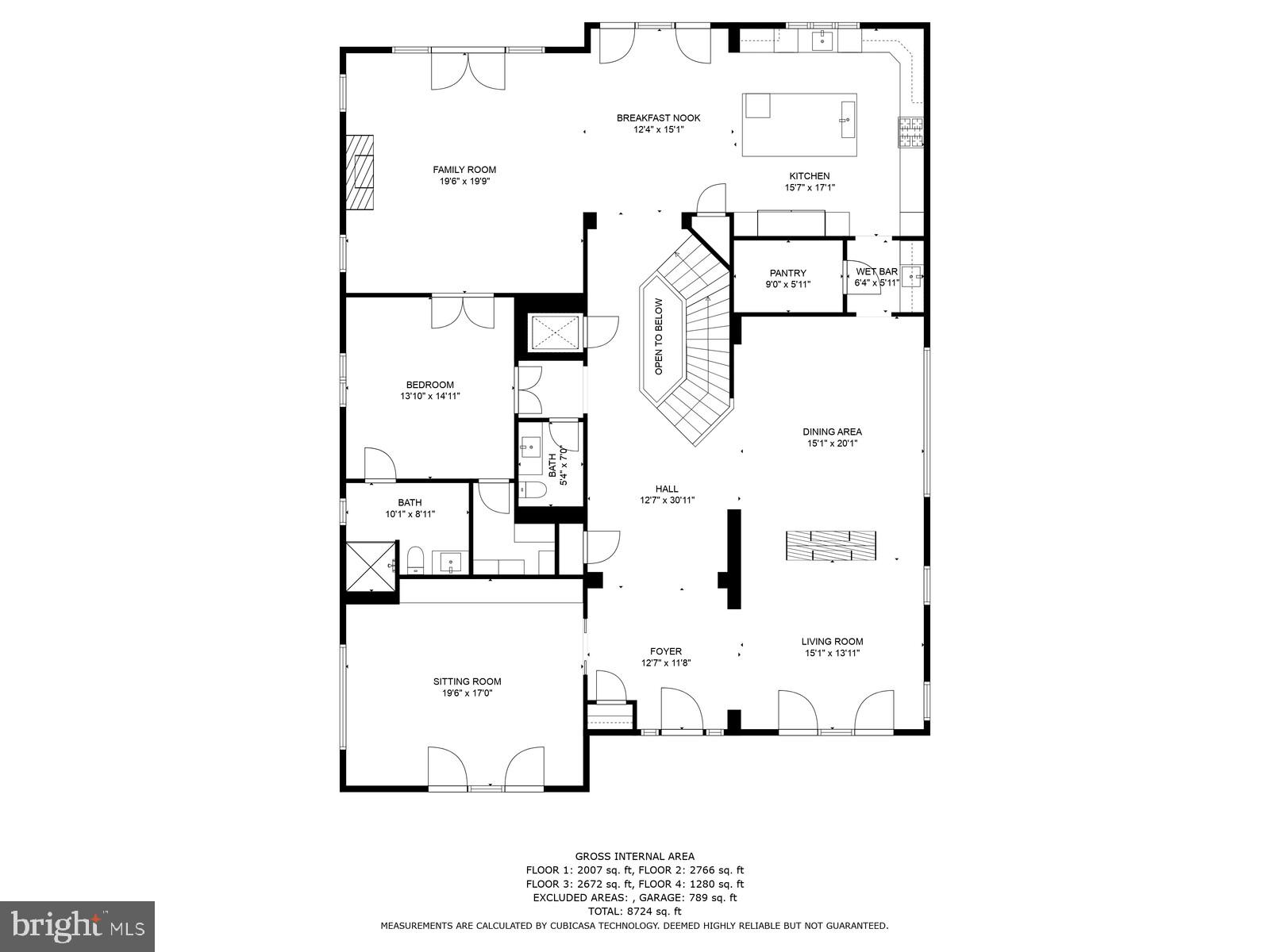 7409 Helmsdale Road Bethesda, MD 20817 - Photo 83 of 85 Main level floor plan