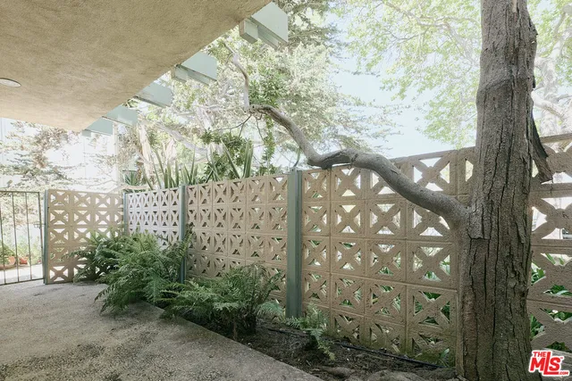 a backyard of a house