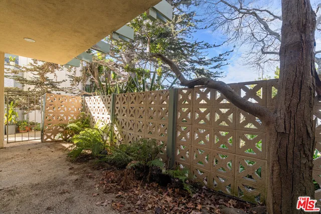 a backyard of a house