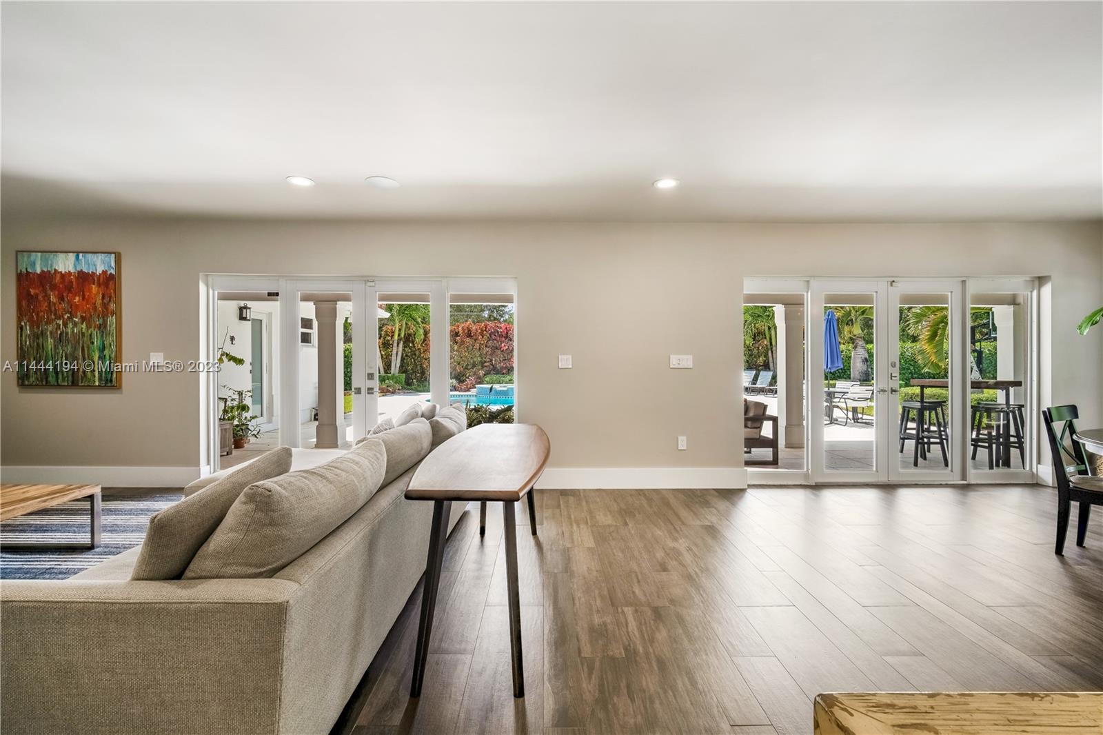 7900 Southwest 129th Terrace Pinecrest, FL 33156 - Photo 11 of 57 a living room with furniture and large windows