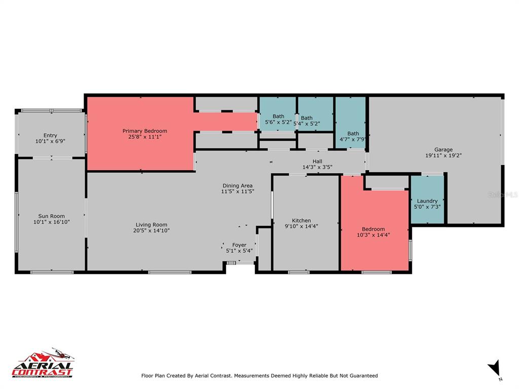 3201 McMath Drive Palm Harbor, FL 34684 - Photo 59 of 59 a picture of floor plan