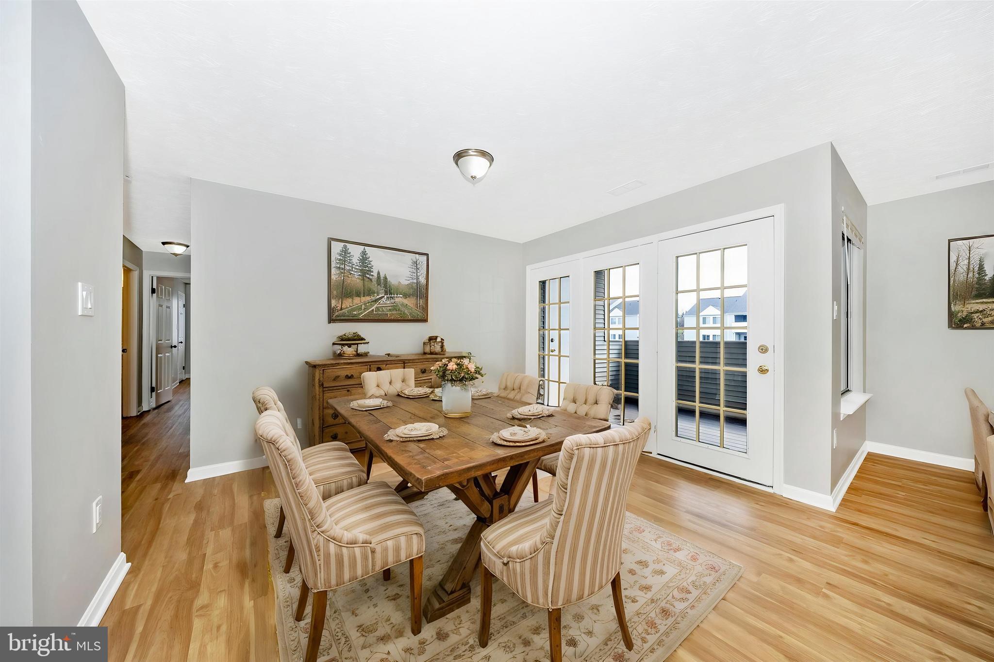 2137 Wainwright Court, Unit 1B Frederick, MD 21702 - Photo 5 of 55 a view of a dining room with furniture and wooden floor