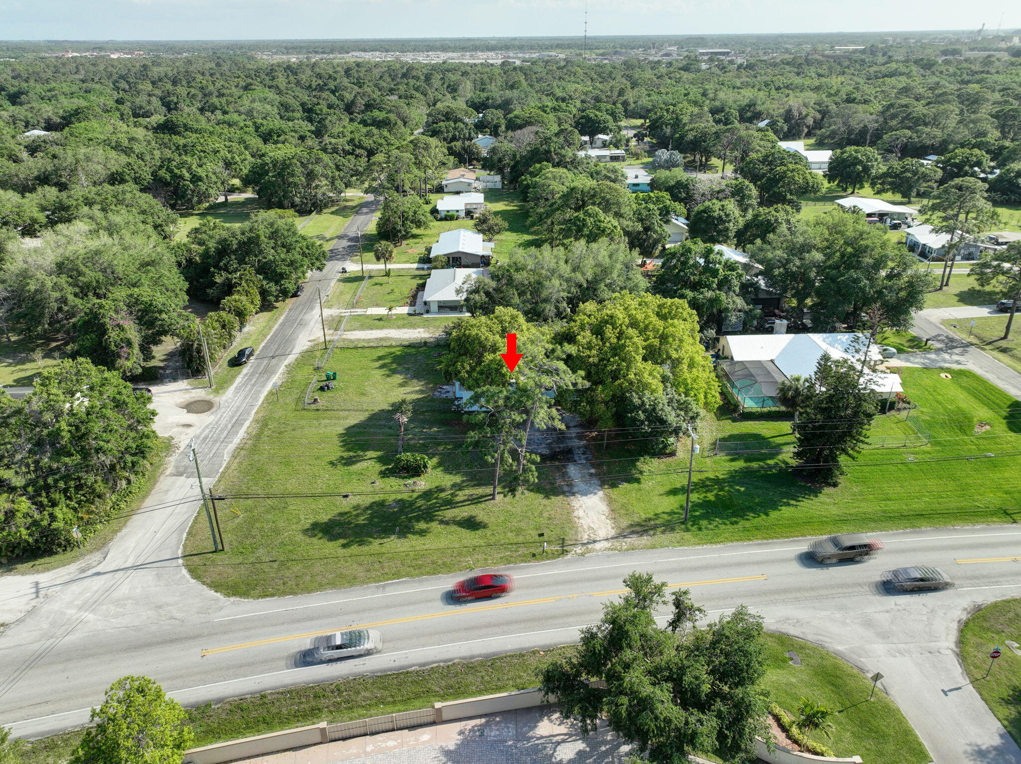3539 Edwards Road Fort Pierce, FL 34981 - Photo 33 of 39 an aerial view of residential houses with outdoor space