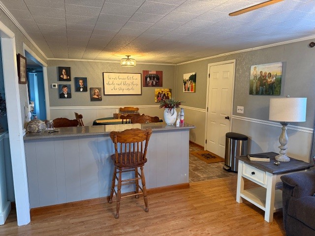 245 Cortner Mill Road Normandy, TN 37360 - Photo 16 of 40 a workspace with wooden floor