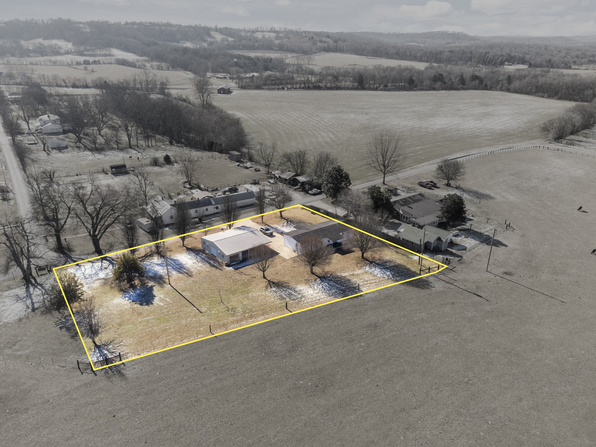 245 Cortner Mill Road Normandy, TN 37360 - Photo 3 of 40 an aerial view of a house with a yard