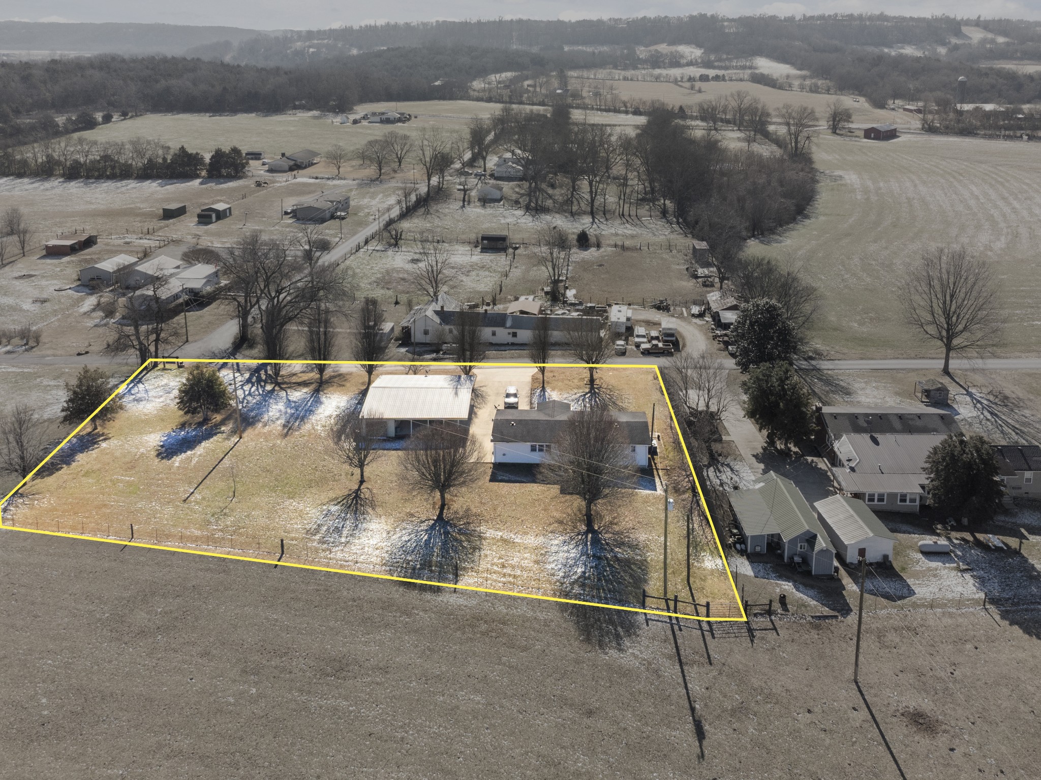 245 Cortner Mill Road Normandy, TN 37360 - Photo 36 of 40 an aerial view of a house with a yard