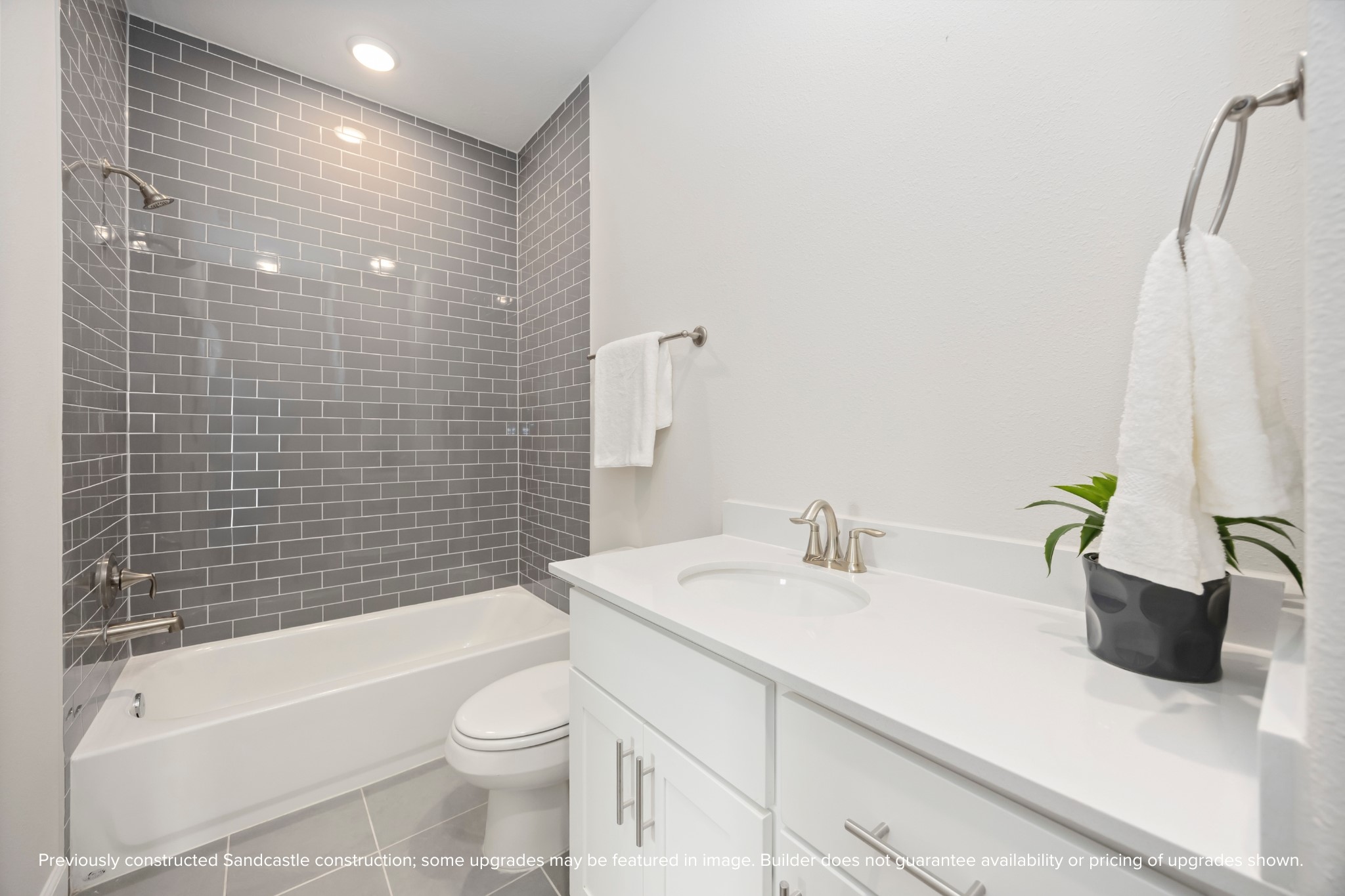 4317 Roseland Street, Unit B Houston, TX 77006 - Photo 29 of 36 a bathroom with a sink a toilet and shower