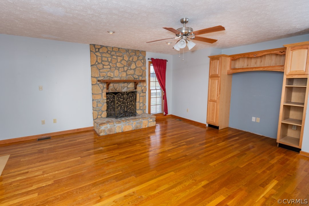 5584 The Falls Road Crewe, VA 23930 - Photo 10 of 29 a view of an empty room with a fireplace