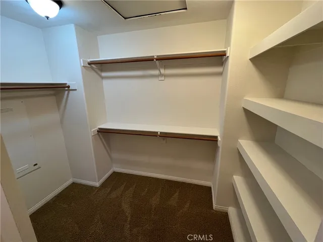 a close view of closet