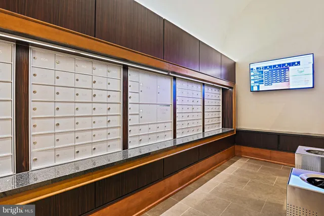 a view of a large window