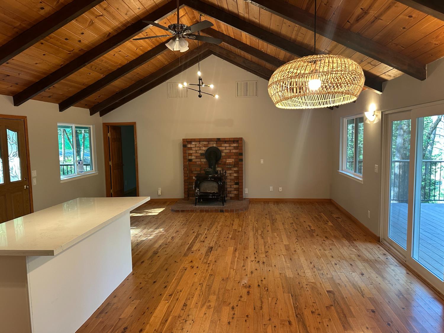 5570 5 Spot Road Placerville, CA 95667 - Photo 36 of 38 a view of an empty room window and wooden floor