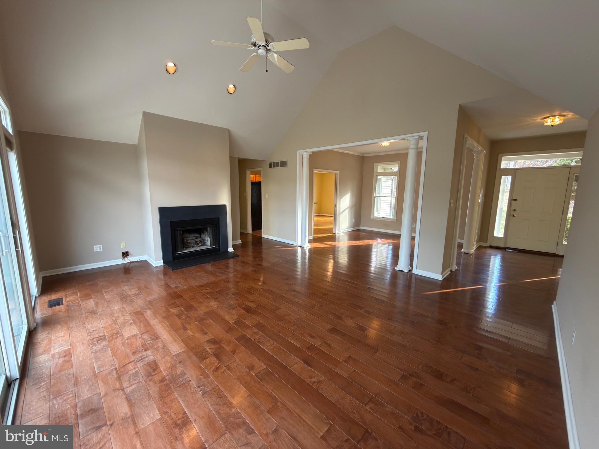 839 Frank Road West Chester, PA 19380 - Photo 9 of 30 a view of an empty room with a fireplace and a window