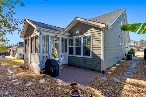 a front view of house with parking space