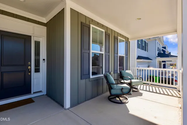 a room with furniture