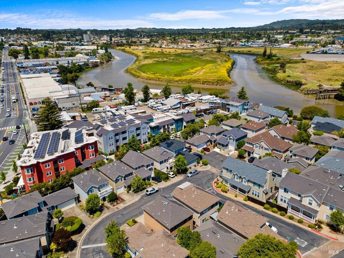 1028 Addison Circle Petaluma, CA 94952 - Photo 51 of 60 an aerial view of residential houses with outdoor space