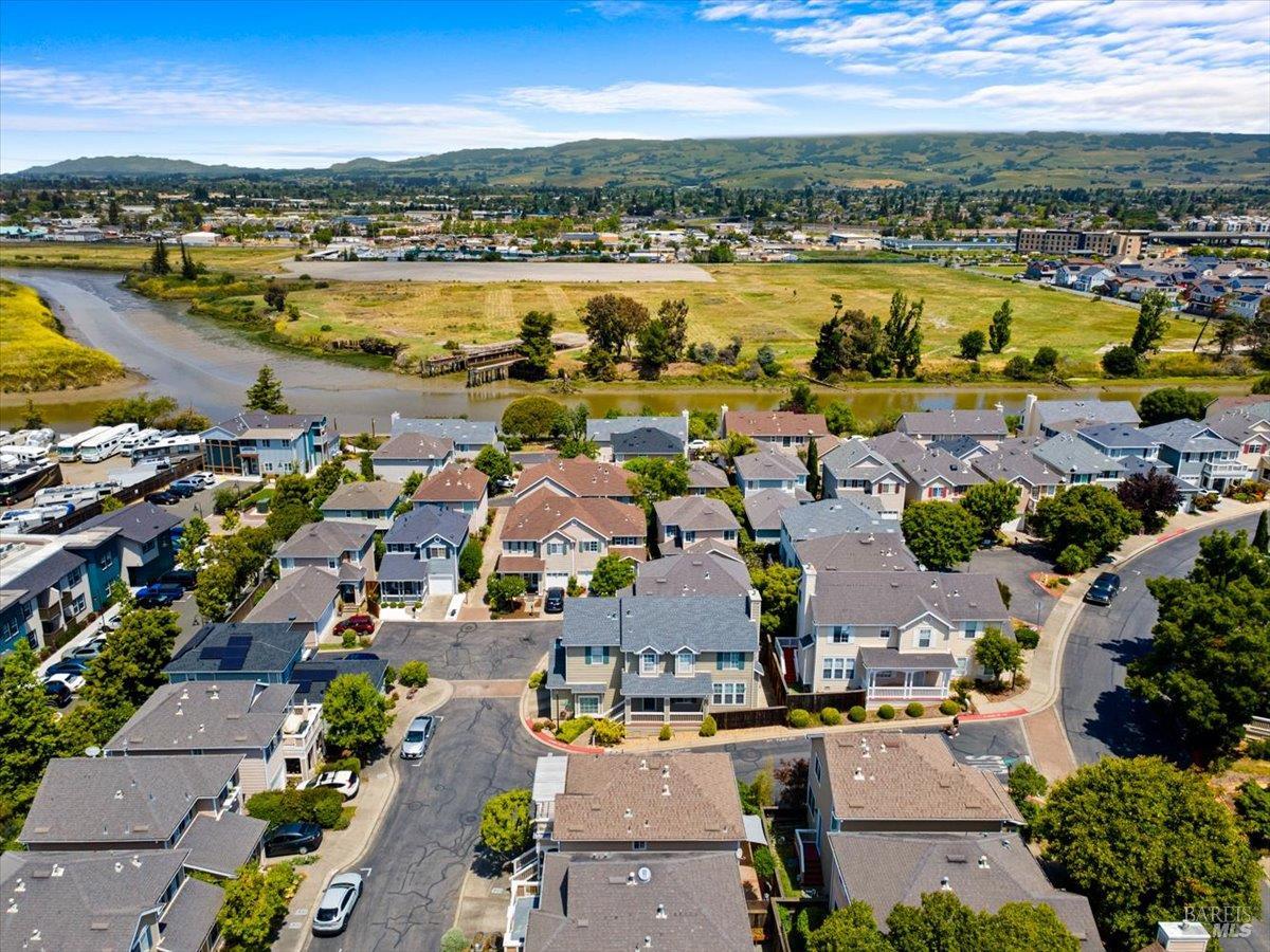 1028 Addison Circle Petaluma, CA 94952 - Photo 53 of 60 an aerial view of residential building with lake view