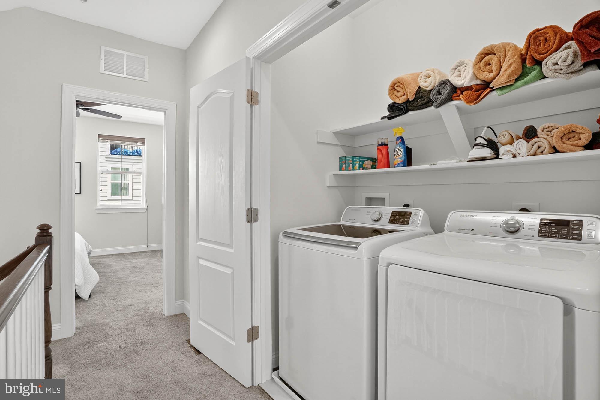 606 James Walker Place Annapolis, MD 21401 - Photo 35 of 52 a utility room with dryer and washer