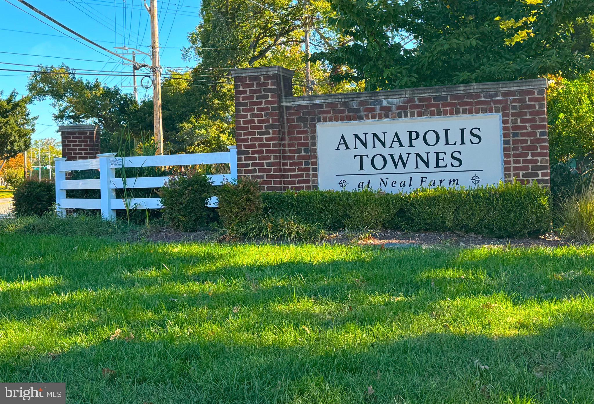 606 James Walker Place Annapolis, MD 21401 - Photo 52 of 52 a view of outdoor space with garden and signage
