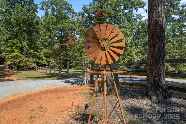 a view of outdoor space with seating