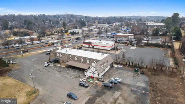 an aerial view of a