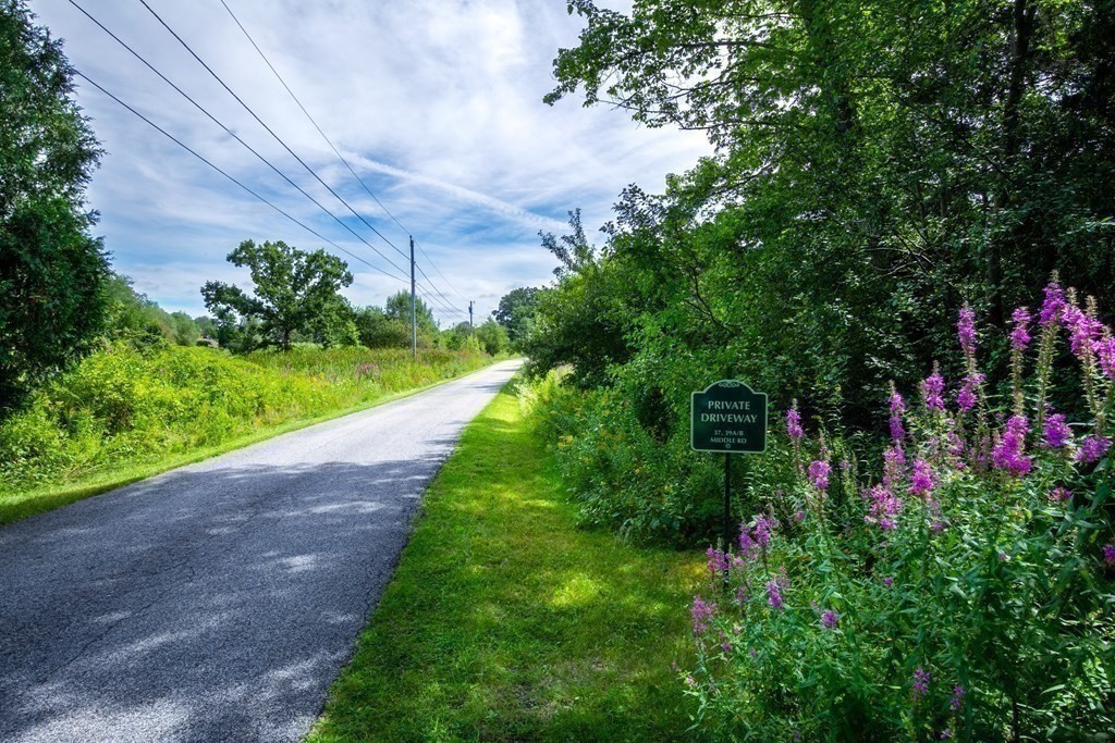 39 Middle Road, Unit A Newbury, MA 01951 - Photo 39 of 40 a view of a garden with plants and large trees