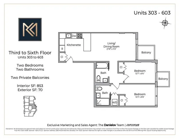 $850,000 | 428 East 9th Street, Unit 603 | Kensington