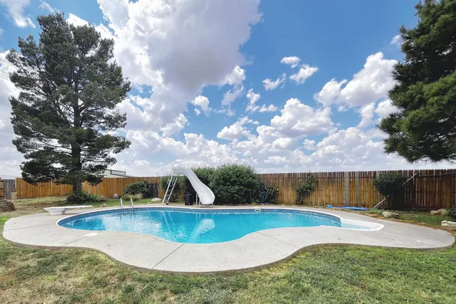 a view of an empty room with a garage