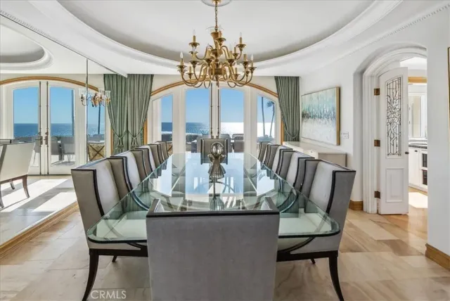 a view of a room with a floor to ceiling window