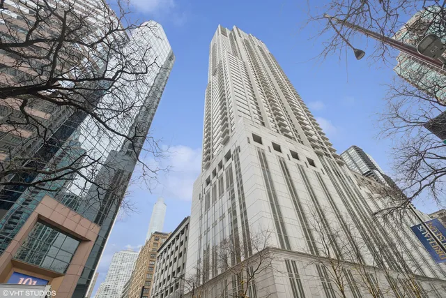 a view of a tall building