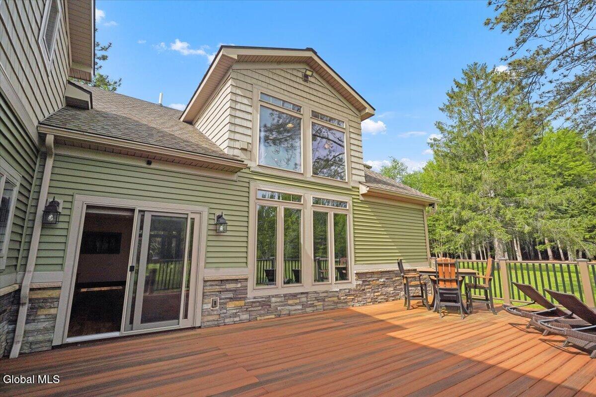 428 Sinclair Road Northville, NY 12134 - Photo 20 of 59 Main Deck View of House