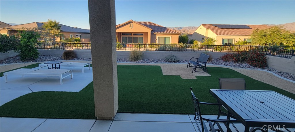 82 Burgundy Rancho Mirage, CA 92270 - Photo 28 of 42 Backyard faces North