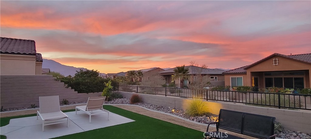 82 Burgundy Rancho Mirage, CA 92270 - Photo 32 of 42 Sunset from backyard
