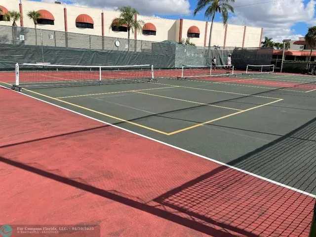 a view of a tennis court