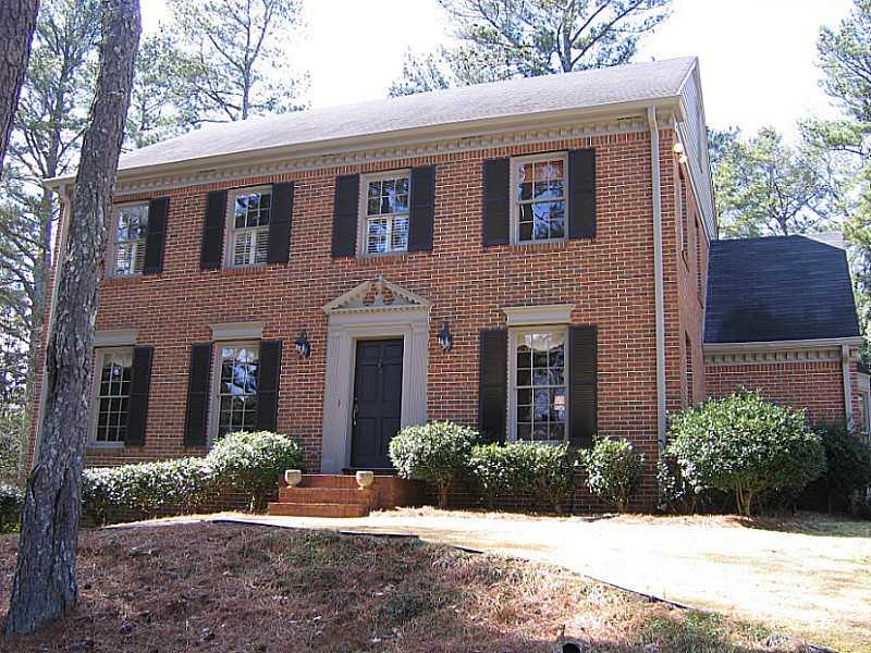 4769 Vermack Ridge Dunwoody, GA 30338 - Photo 1 of 1 Exterior Front. Traditional, 4-sided brick over full basement/garage.