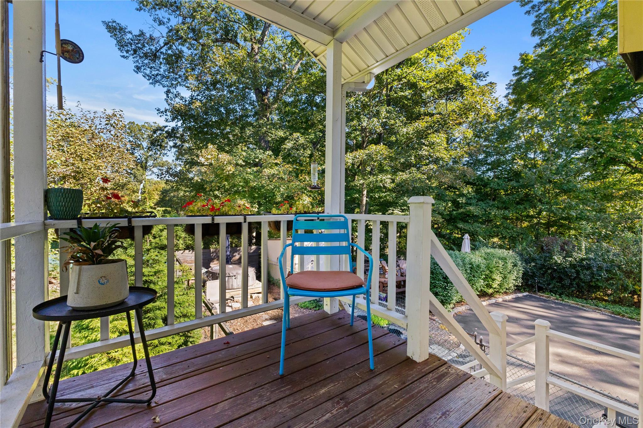 1645 Amazon Road, Unit 1645 Mohegan Lake, NY 10547 - Photo 30 of 50 a balcony with wooden floor