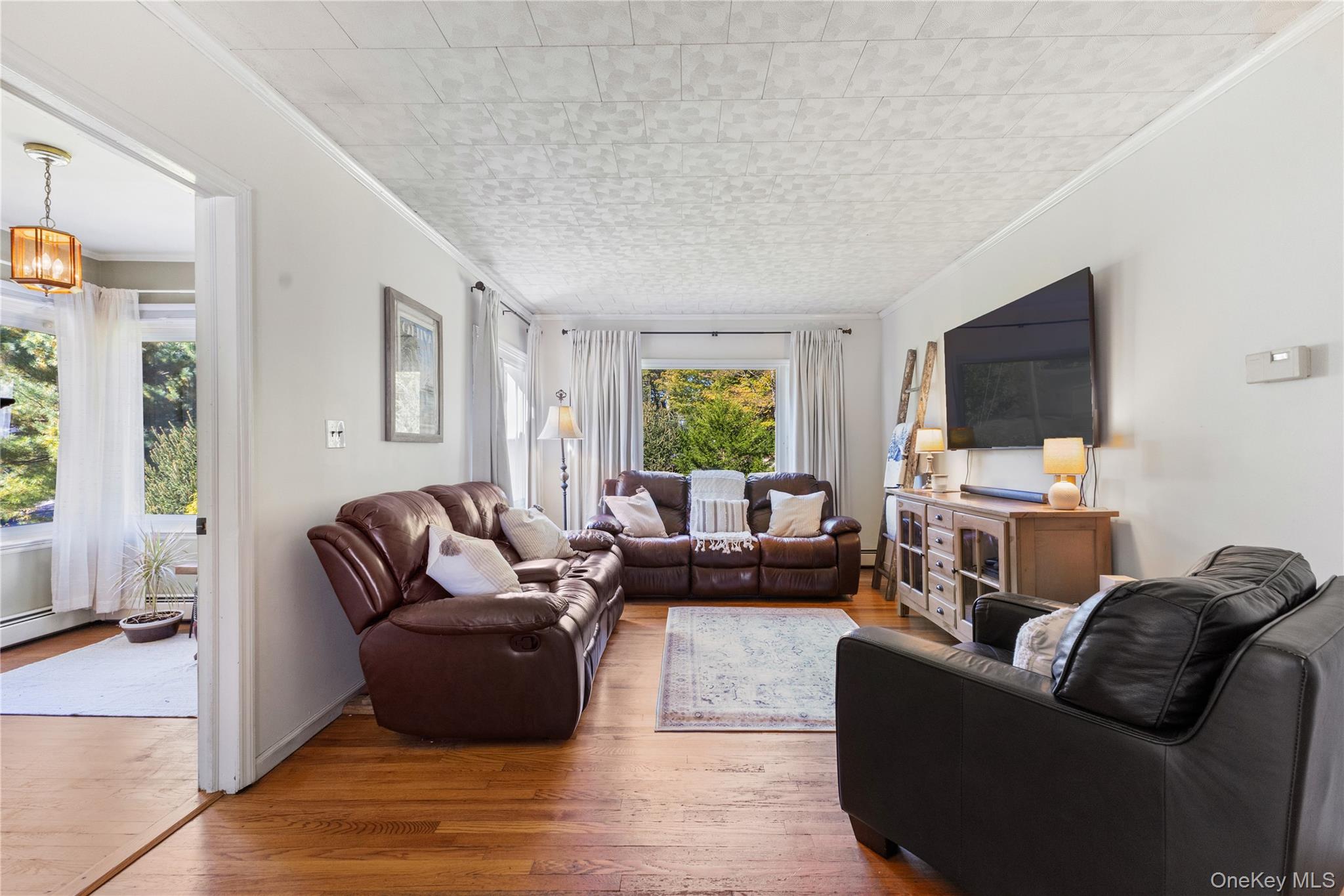 1645 Amazon Road, Unit 1645 Mohegan Lake, NY 10547 - Photo 9 of 50 a living room with furniture window and a flat screen tv