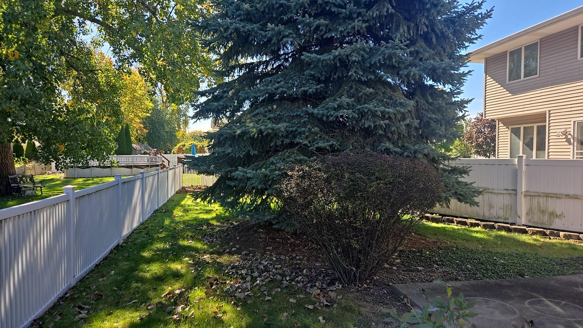 1951 West Ash Street Griffith, IN 46319 - Photo 5 of 23 a view of a backyard with wooden fence