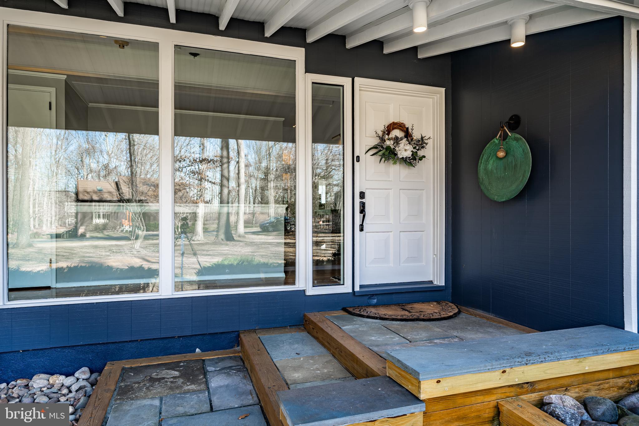 75 Elfman Drive Doylestown, PA 18901 - Photo 4 of 44 Covered Porch With Stone & Wood Beam Steps