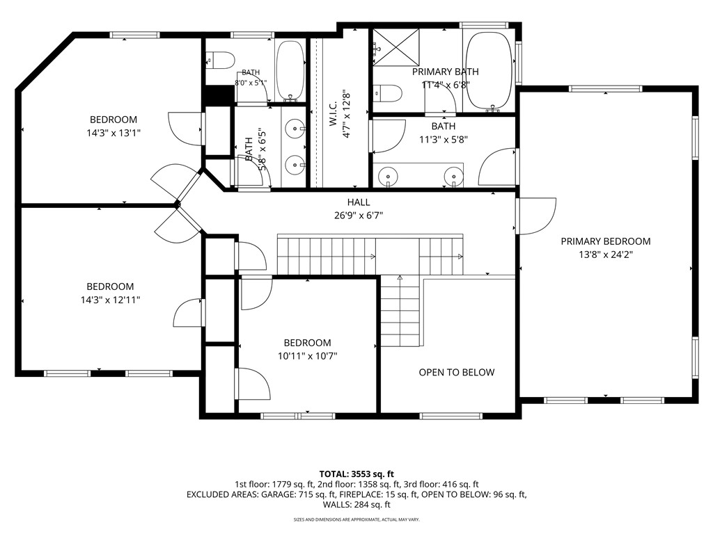 3200 Goff Road Corning, NY 14830 - Photo 27 of 50 Second Floor Layout