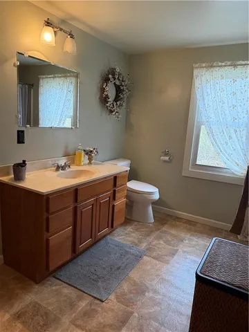 a view of outdoor space with window