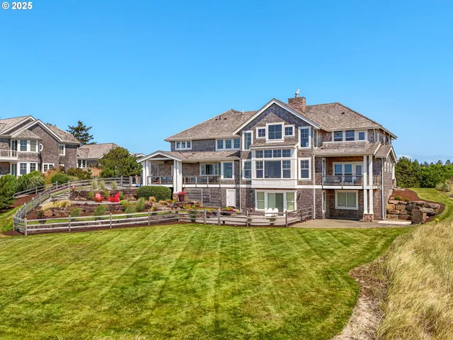 a front view of a house with swimming pool