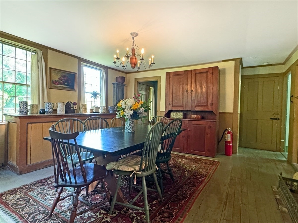 89 Wanamaker Road Northfield, MA 01360 - Photo 12 of 42 a view of a dining room with furniture window and outside view